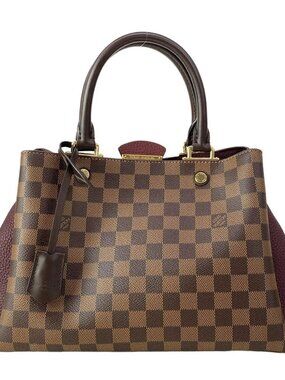 LOUIS VUITTON Brittany N41675 Bordeaux Damier MI0167/RFID verified Handbag